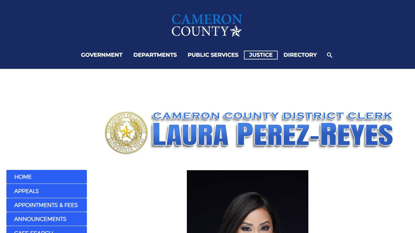 Laura Perez-Reyes, District Clerk - Cameron County