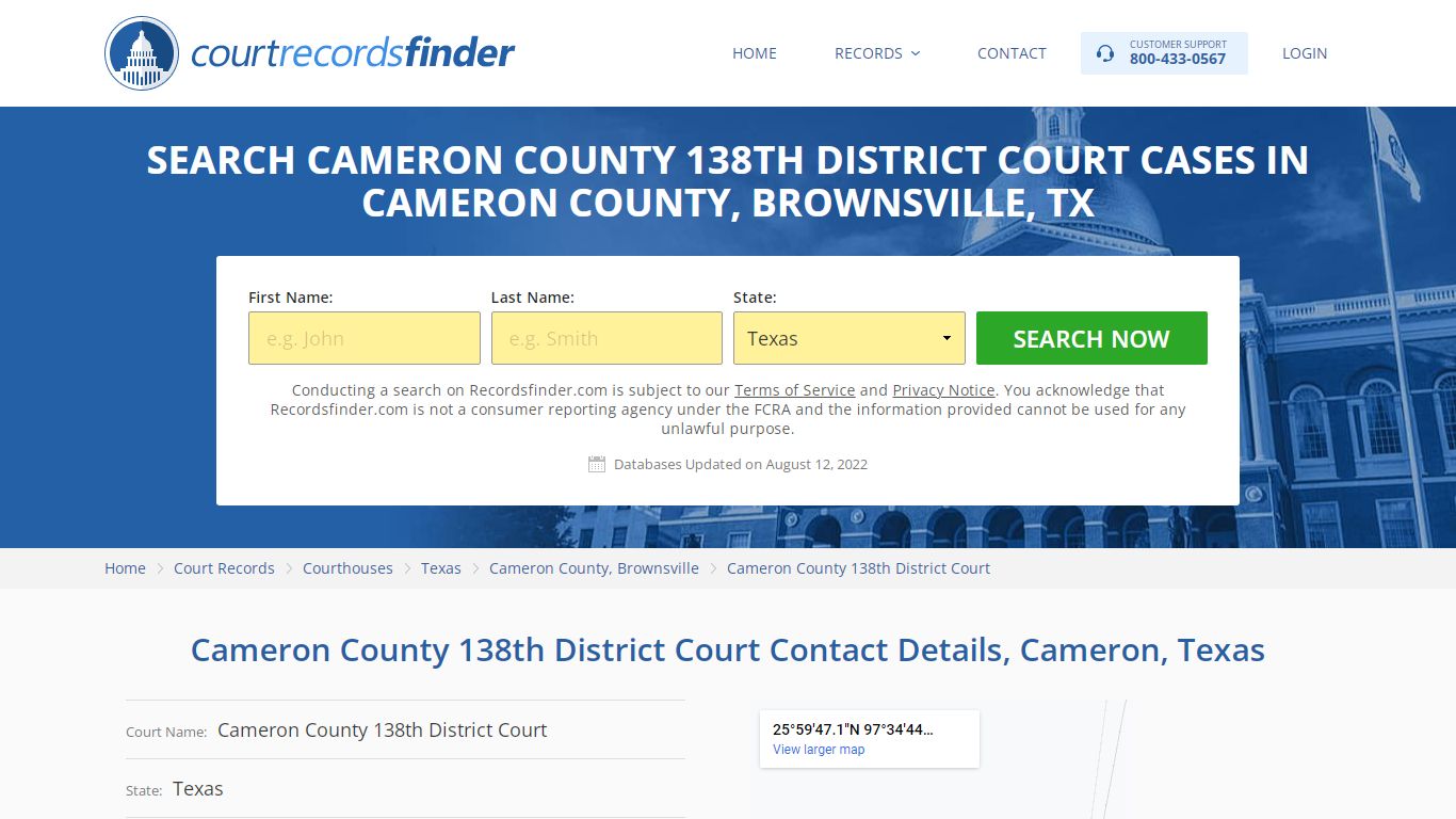 Cameron County 138th District Court Case Search - Cameron ...